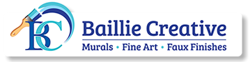 Baillie Creative logo: Faux finishes, impressive wall murals and fine art by Gary Baillie.